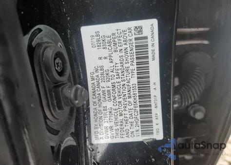 2019 Honda Civic Lx from USA, damaged, VIN 2HGFC2F65KH581553